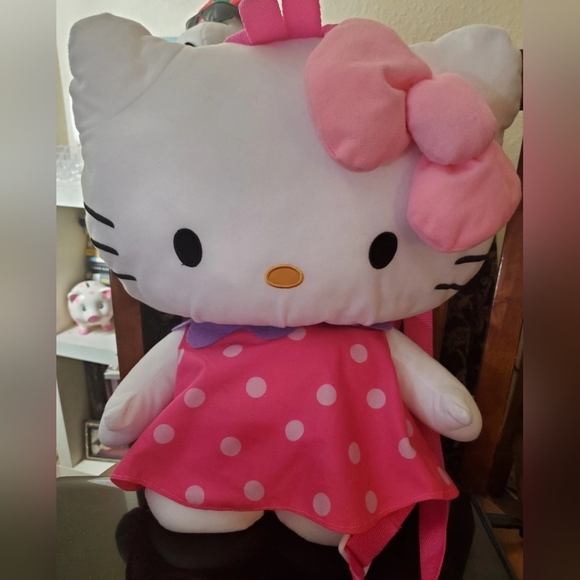 hello kitty backpack plush Plushie She makes the perfect on Sanrio Hello Kitty Backpack Plush